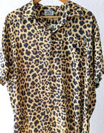 Holmes Cheetah Wooden Button Down Shirt