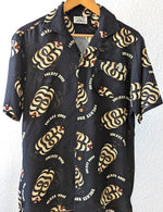 Holmes Rustic Masks Wooden Button Down Shirt