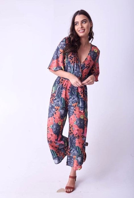 Damen Zulu floral Jumpsuit