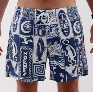 Badehose Woodcut
