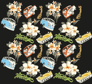 Damen Button Up Hawaii Shirt