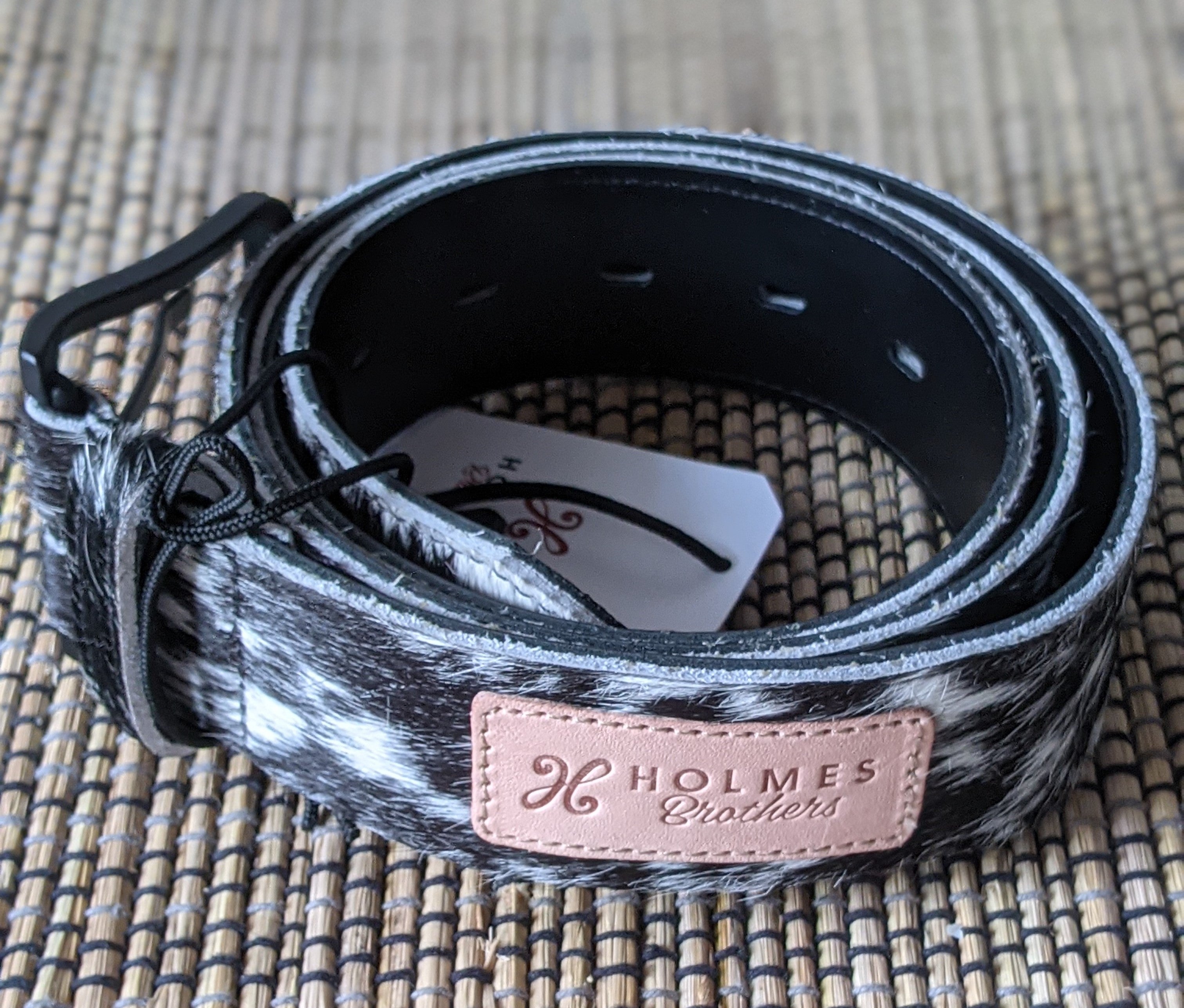 Holmes Nguni Leather Belt